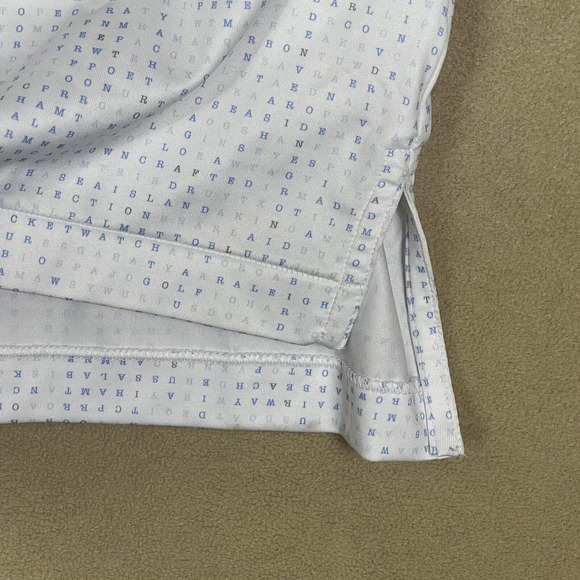 Peter Millar Polo Shirt Adult Extra Large White Summer Comfort‎ Golf Rugby Mens - Picture 3 of 10